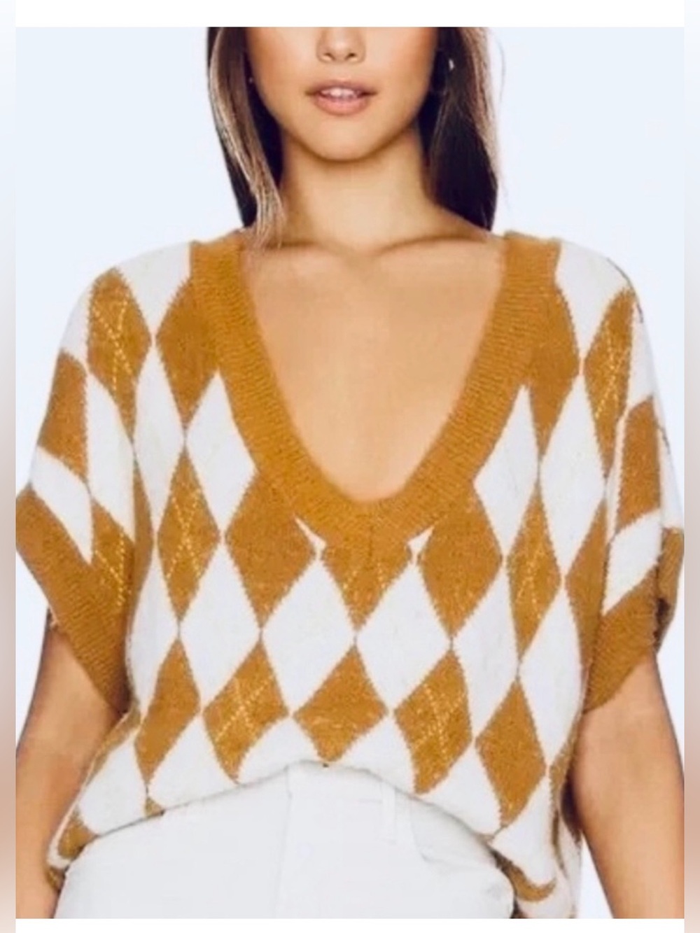 Free People Through The Motions Vest / Tiger Eye Combo